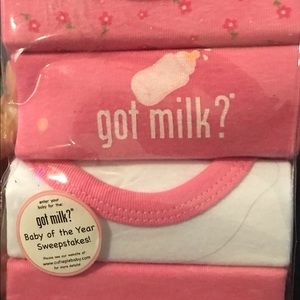 New- Got Milk? Bodysuit  3-6 months